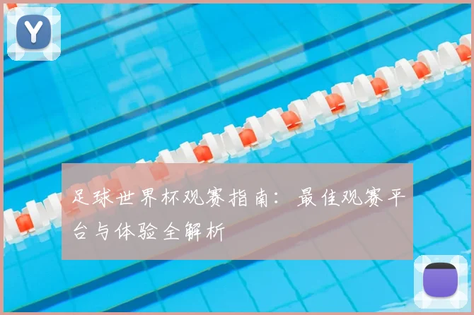 足球世界杯观赛指南:最佳观赛平台与体验全解析