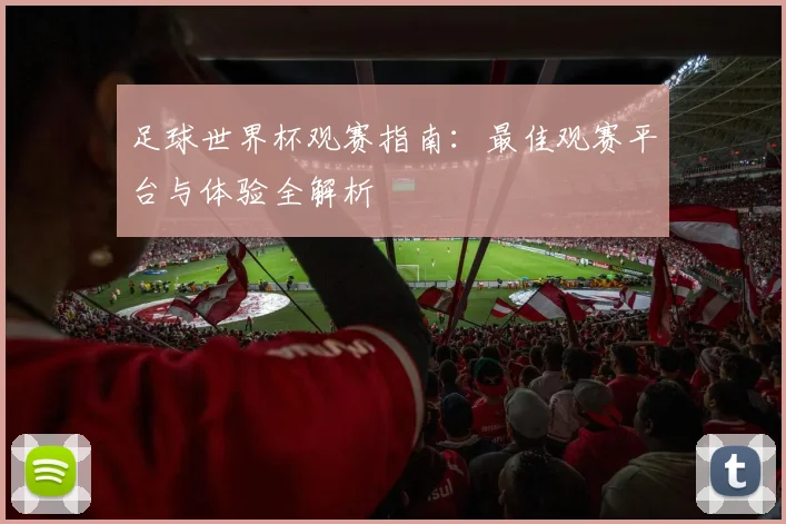 足球世界杯观赛指南:最佳观赛平台与体验全解析